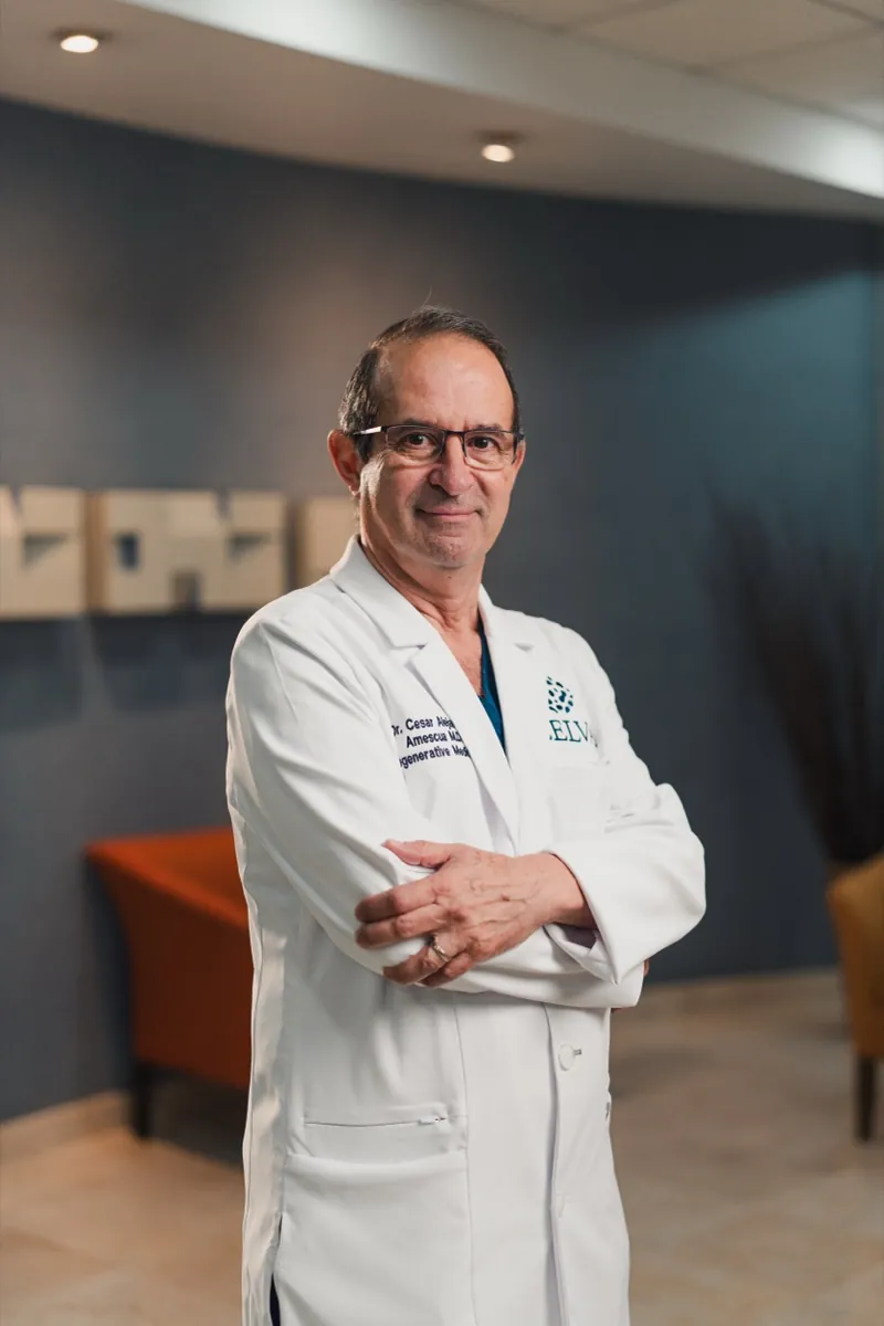 Portrait of Dr. Cesar Amescua, Medical Director at Celva