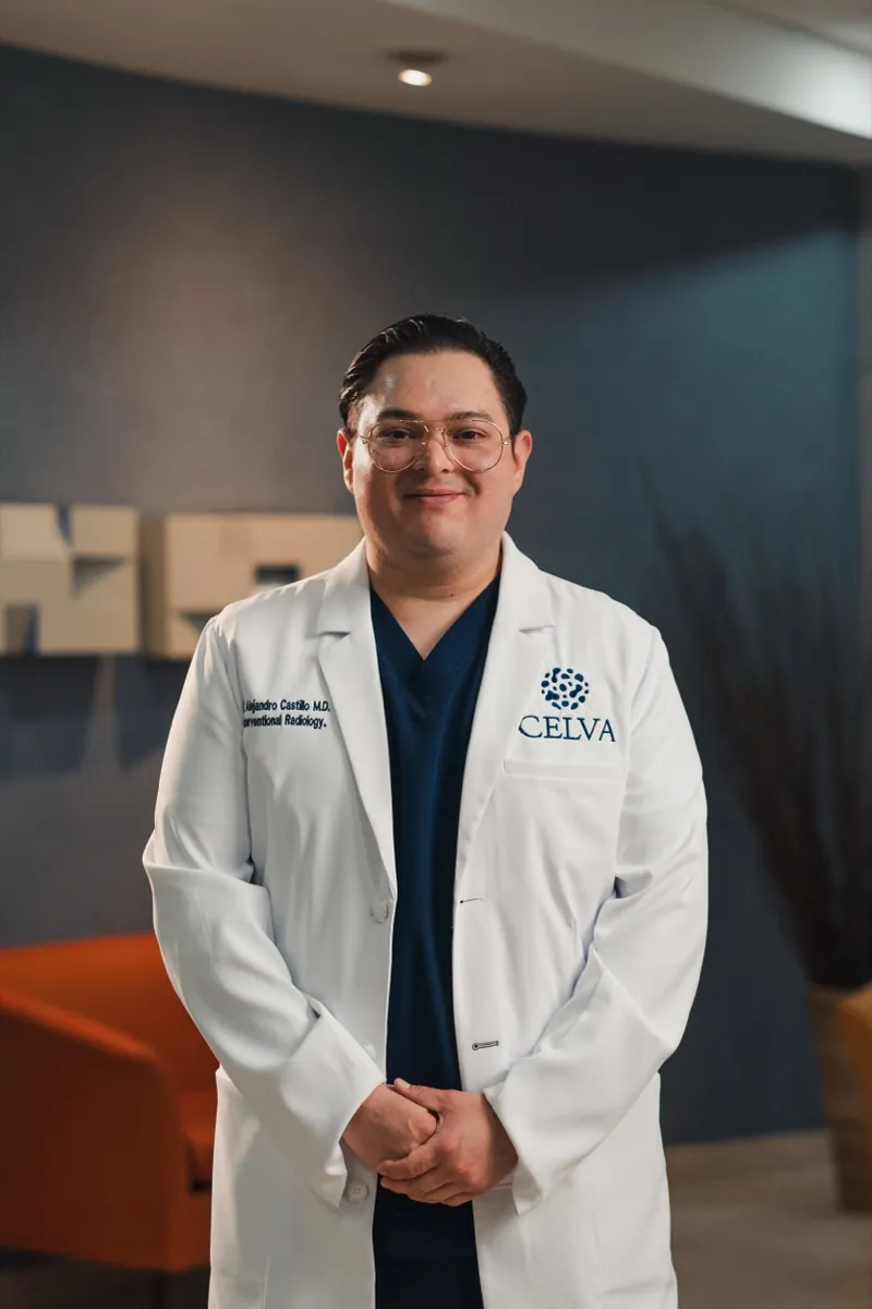 Portrait of Dr. Alejandro Castillo, Interventional Radiologist at Celva